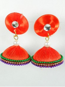 Silk Thread Earrings